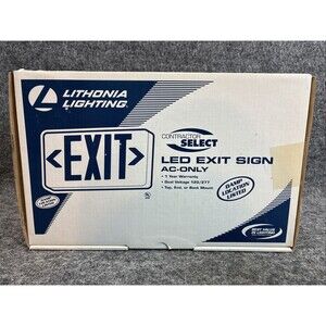 Lithonia Lighting Contractor Select LED Emergency EXIT SIGN LIGHT Red